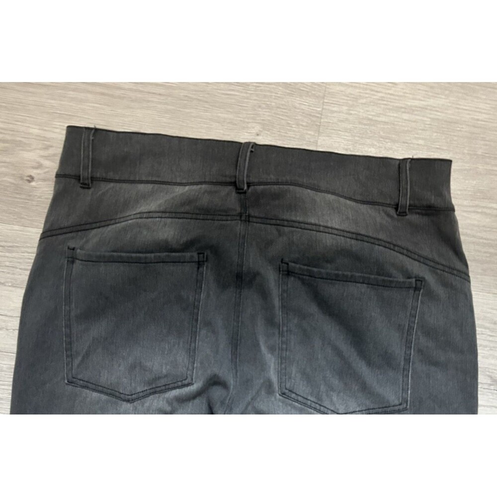 Halara Black Wide Leg Boho Comfort Pull on Faded Black Gray New XL - Picture 6 of 7